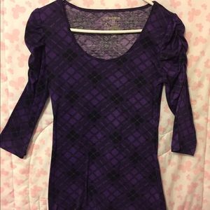 Purple n Black Shirt